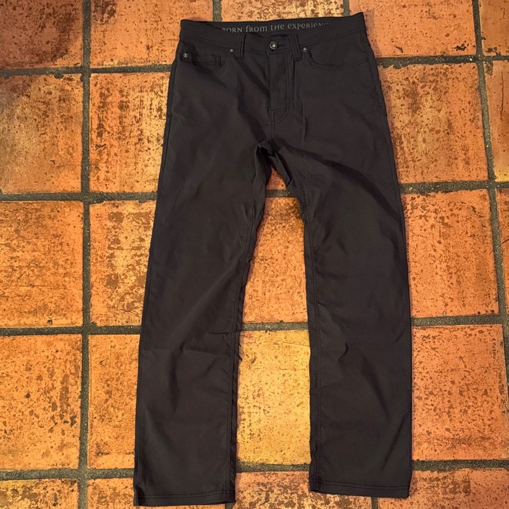 Prana Men's Slim Fit Black Pants